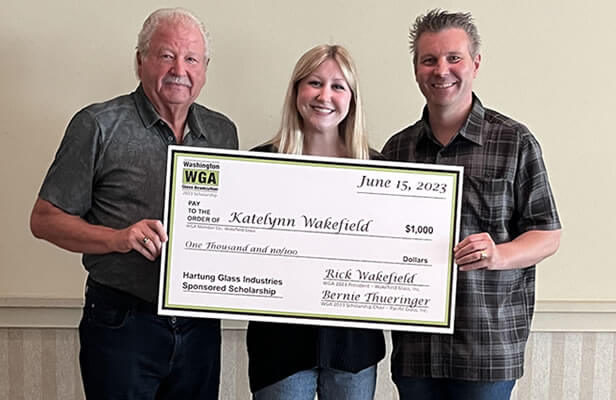 Hartung Glass Scholarship - Award Winner: Katelynn Wakefield Hartung Glass Scholarship - Award Winner: Katelynn Wakefield